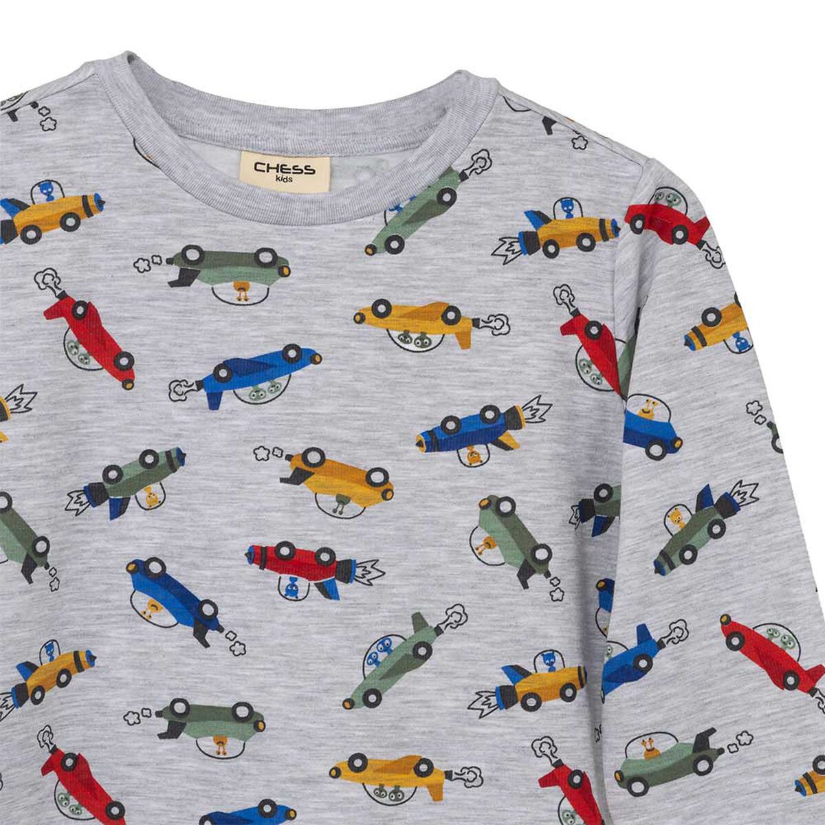 Pijama Auto Niño Chess