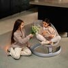 Silla Nido Bouncer Leaf Grow Quartz Gris Nuna