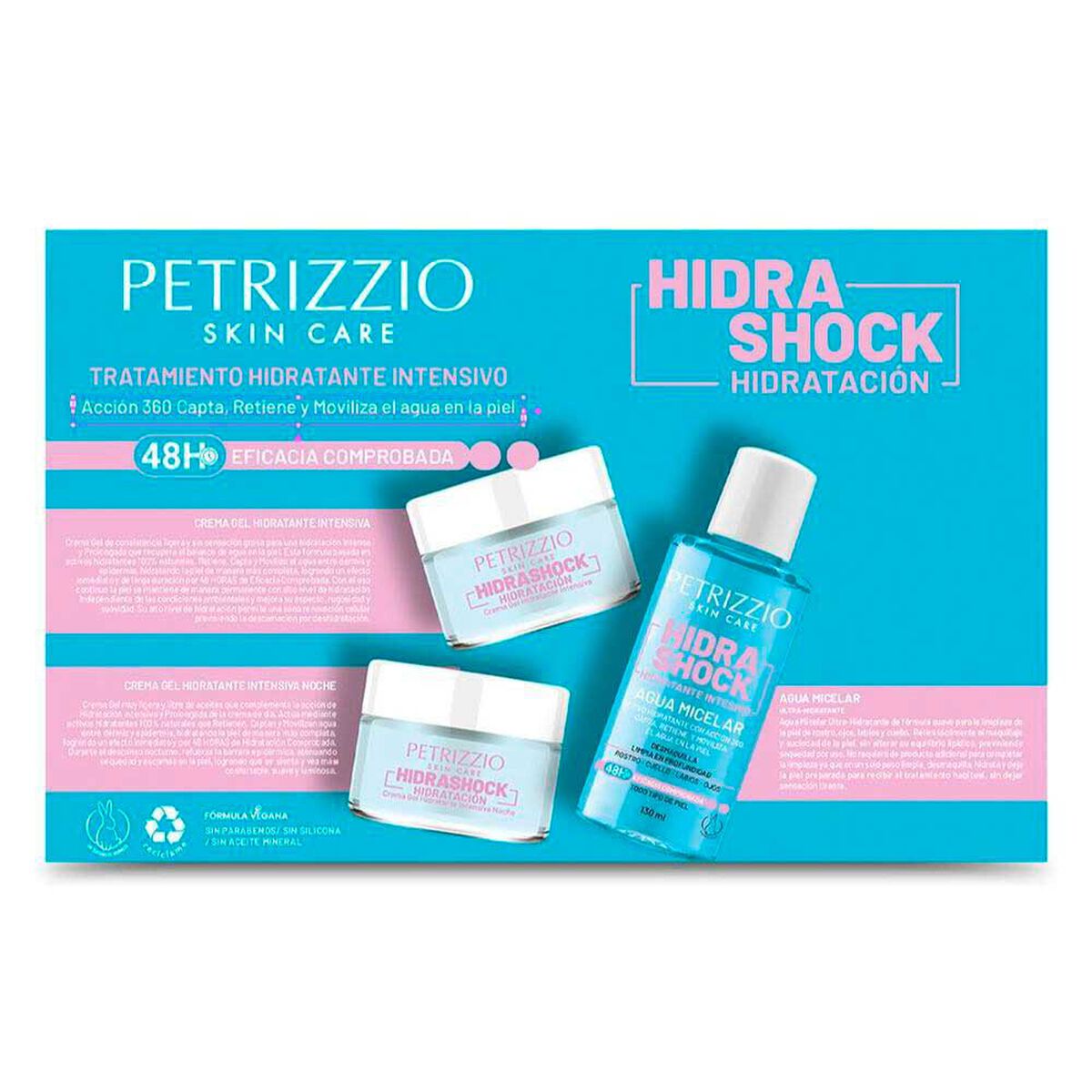 Set Hidratante Intensivo D&iacute;a + Noche + Agua Micelar