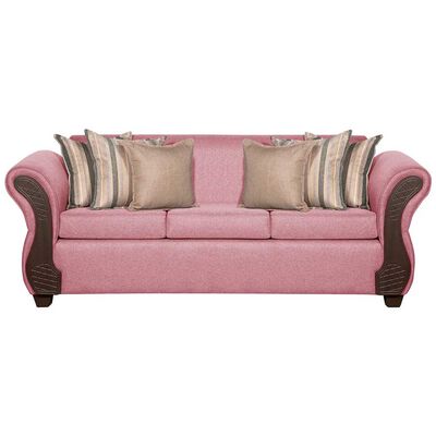 Imagen 2 del producto Juego de Living Ruzam Mobel Marsella Sofá 3 Cuerpos + Dos Sillones 1 Cuerpo Lino Palo Rosa