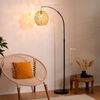 L&aacute;mpara de Pie Arco Atmosphera Raahe 180cm Metal Natural