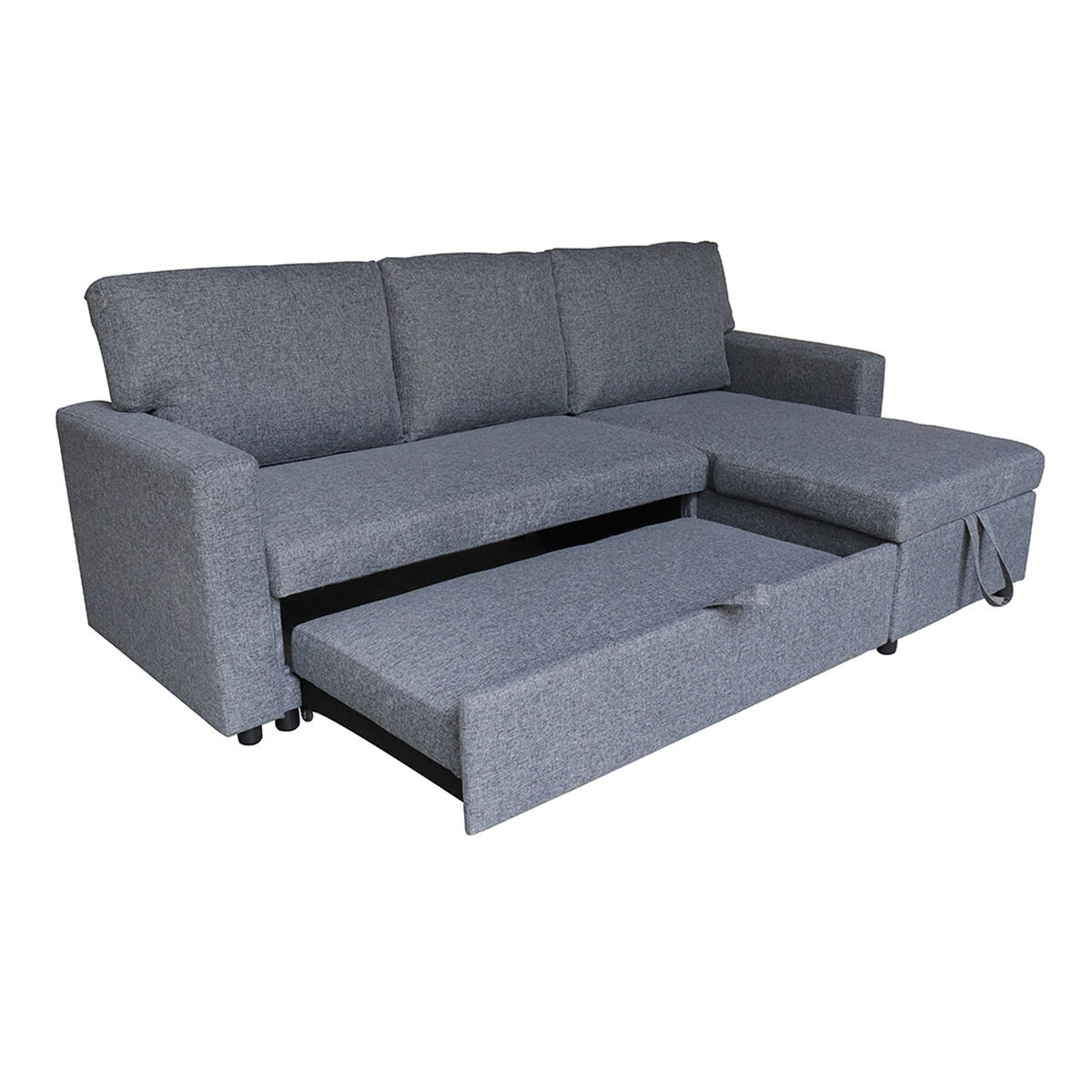 Sofá Seccional Casanova Samir Dark Grey