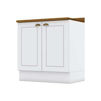 Mueble de Cocina Home Mobili Americana 2 Puertas Blanco