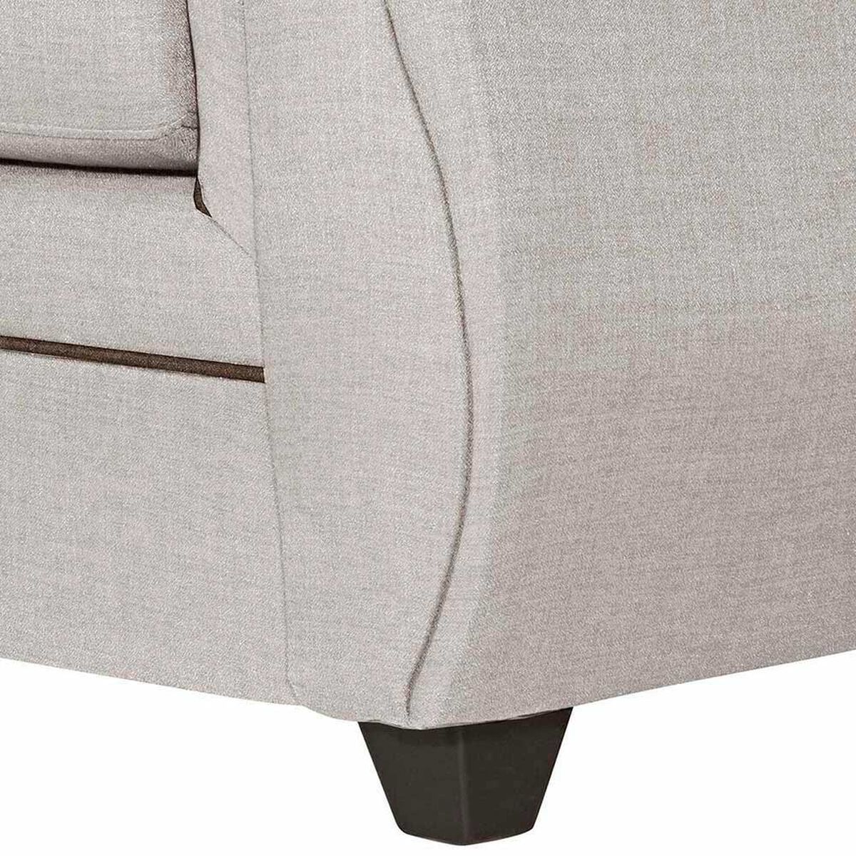 Sof&aacute; Black Factory Emili 2 Cuerpos Crudo