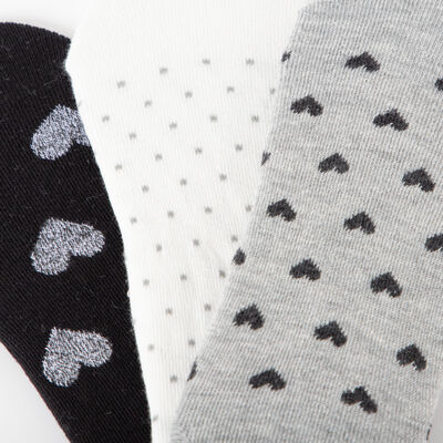 Imagen 2 del producto Pack 3 Unidades Calcetín Invisible de Algodón Mujer Icono Surtido