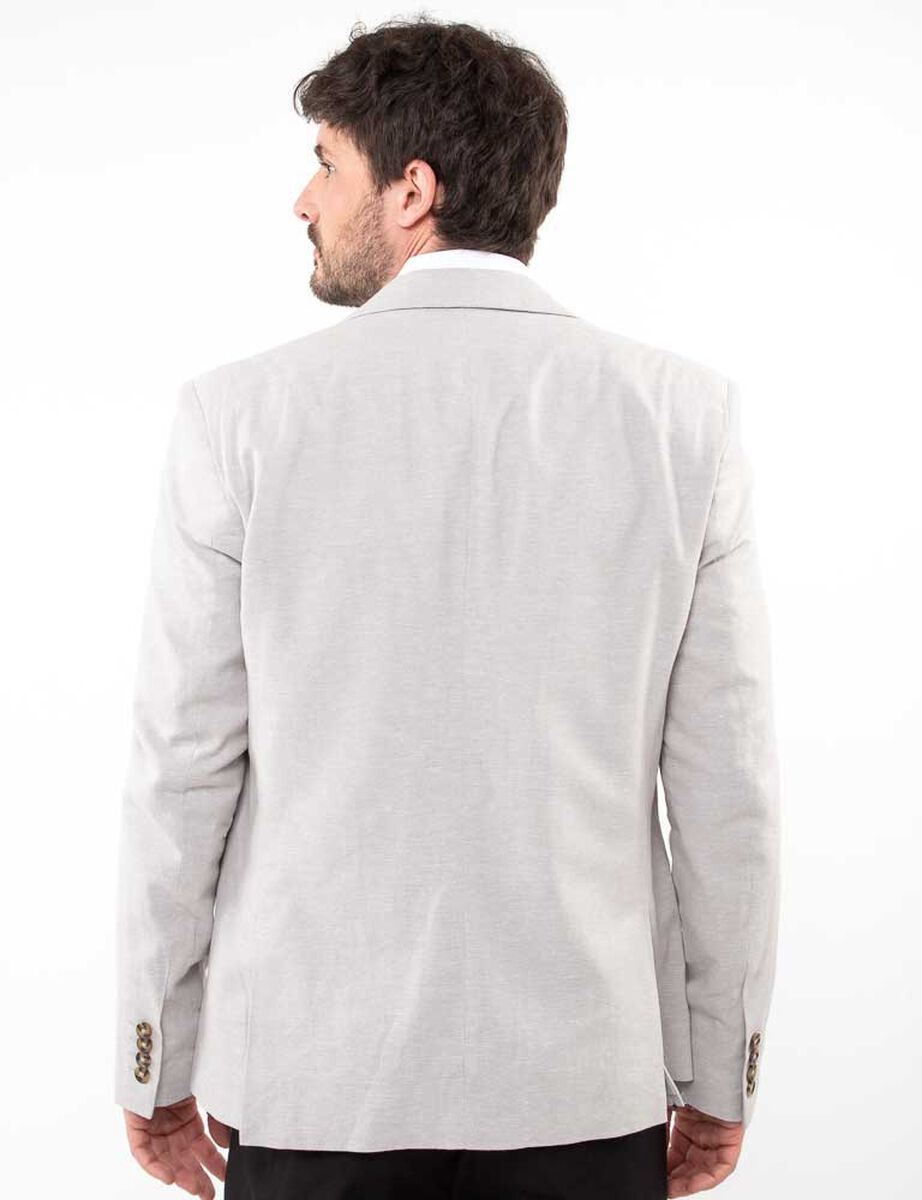 Vestón Lino Slim Regular Hombre Zibel