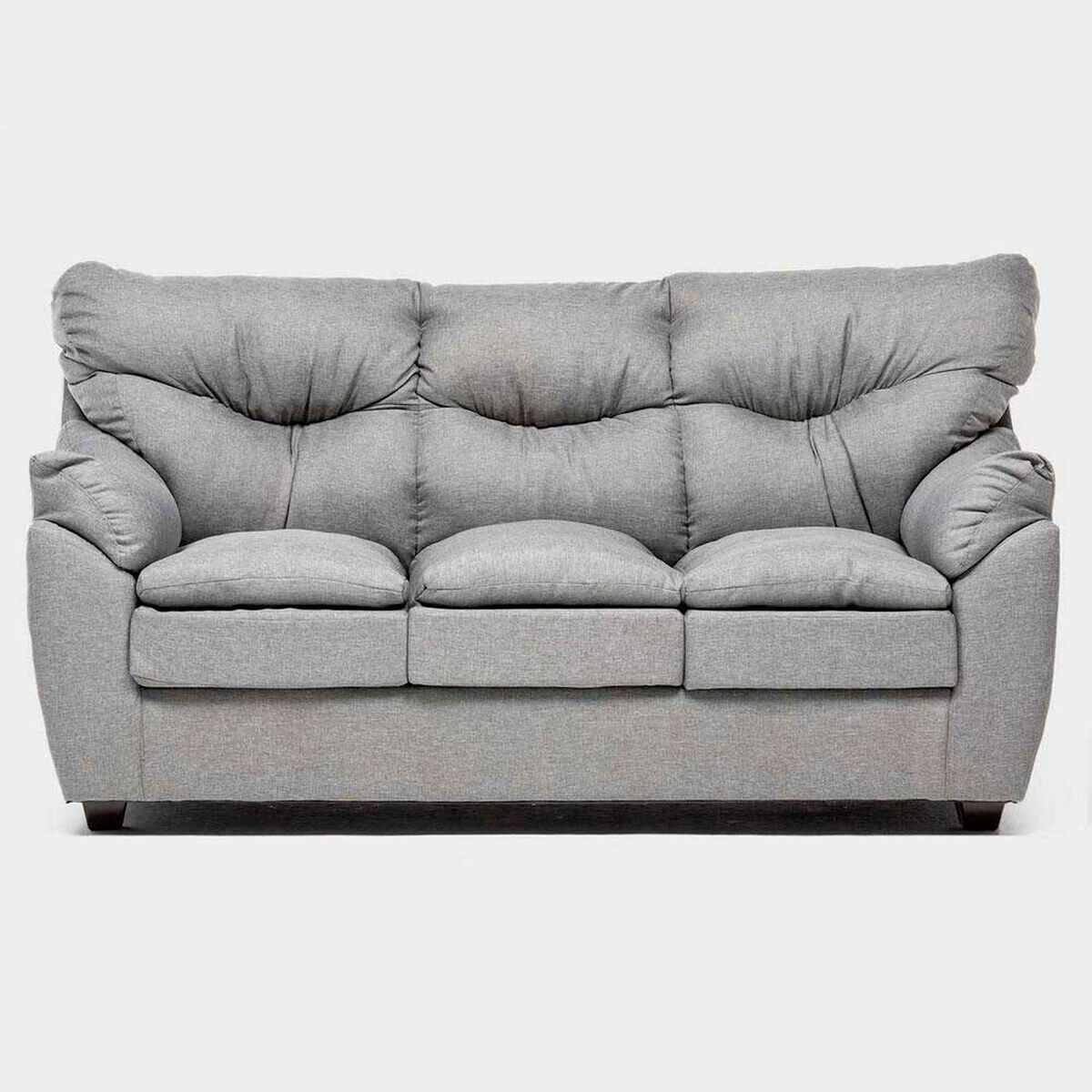 Juego de Living Almore Bel&eacute;n Sof&aacute; 3 Cuerpos + Dos Sillones 1 Cuerpo Gris