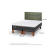 Cama Europea CIC Base Dividida King Ortopedic Advance + Respaldo Milan Olivo