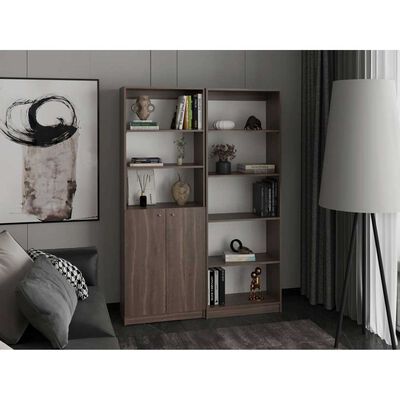 TUHOME Set 2 Estantes Tuhome Home E 2 Puertas Milan