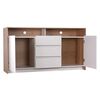 Rack TV CIC Colbun Olmo Blanco Hasta 60"
