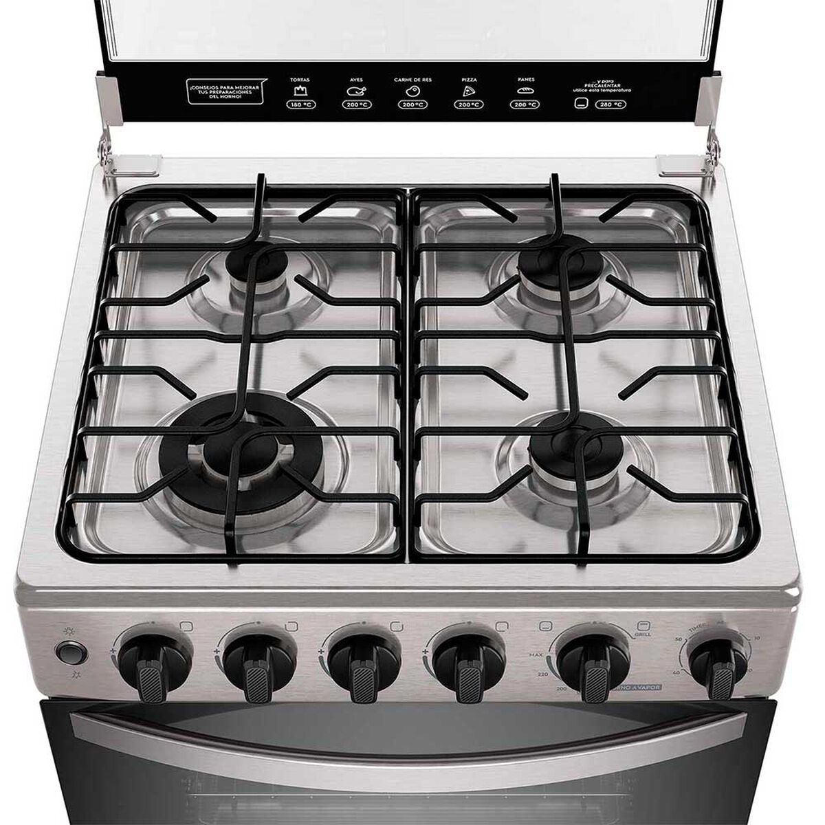 Cocina a Gas Mademsa FM4SSC 4 platos Inox