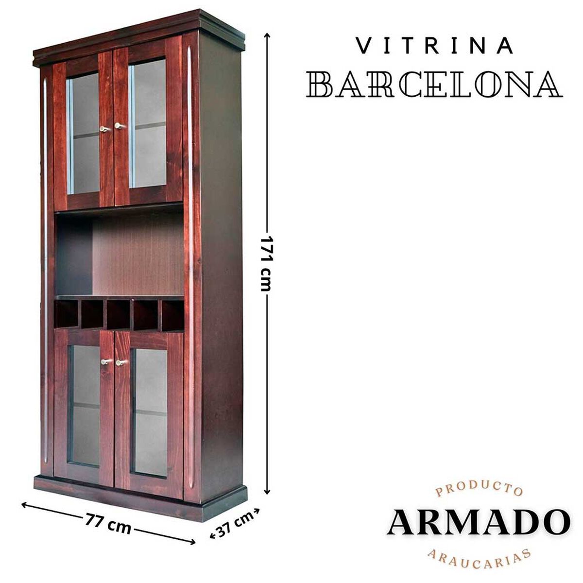 Vitrina Araucarias Barcelona Café