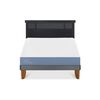 Cama Europea CIC 2 Plazas Excellence Plus + Respaldo Dublin Negro