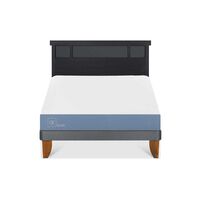 Cama Europea CIC 2 Plazas Excellence Plus + Respaldo Dublin Negro