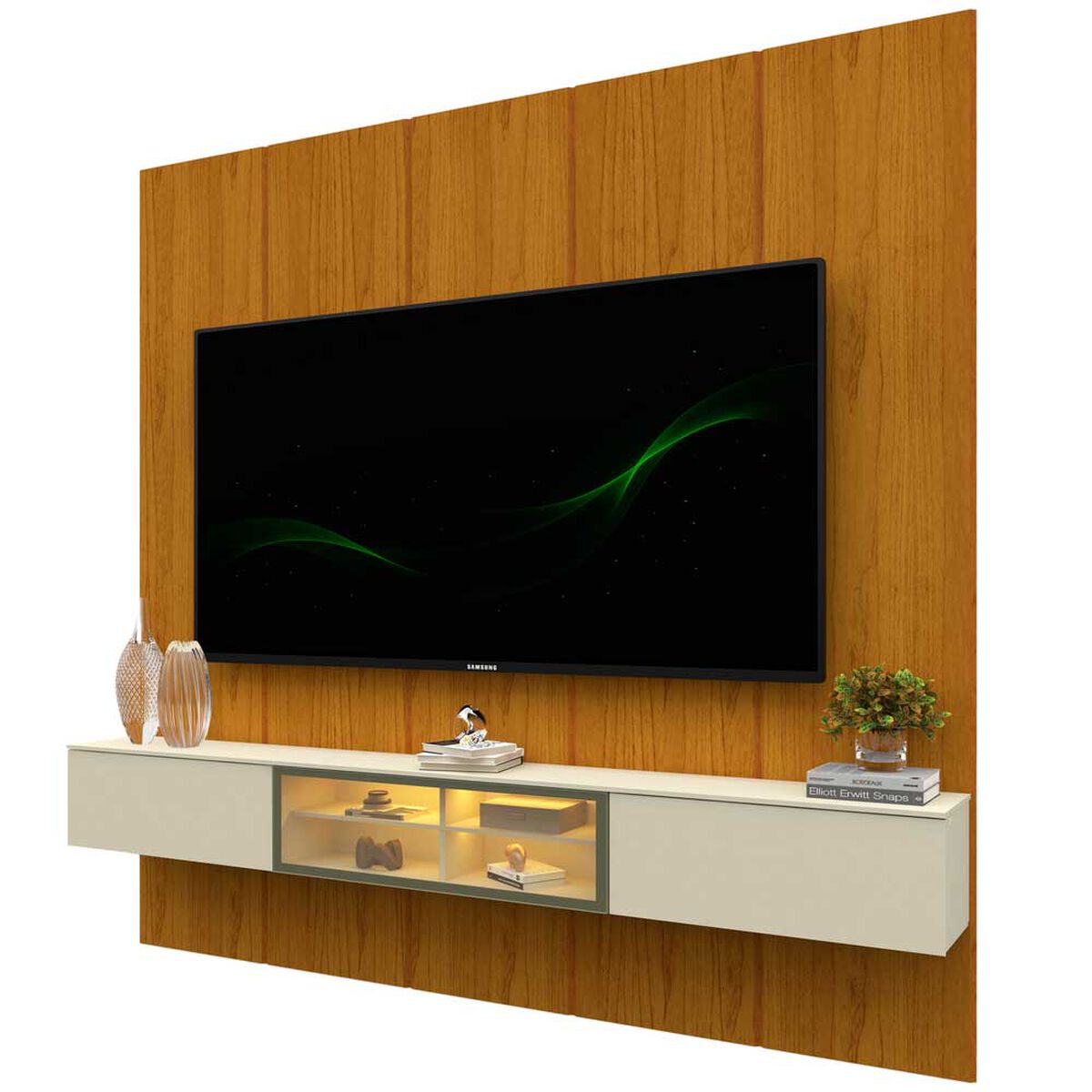 Home Decocasa Realce Luminare hasta 85" Natural Off White