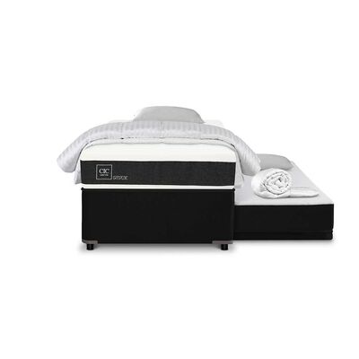 Cama Nido CIC 1,5 Plazas Arriba y 1 Plaza Abajo Ortopedic + Plumón + Almohada 