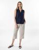 Blusa Lino Sin Mangas Mujer Portman Club