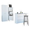 Mueble Cocina 54 + Barra de Cocina + Optimizador TuHome Kitchen
