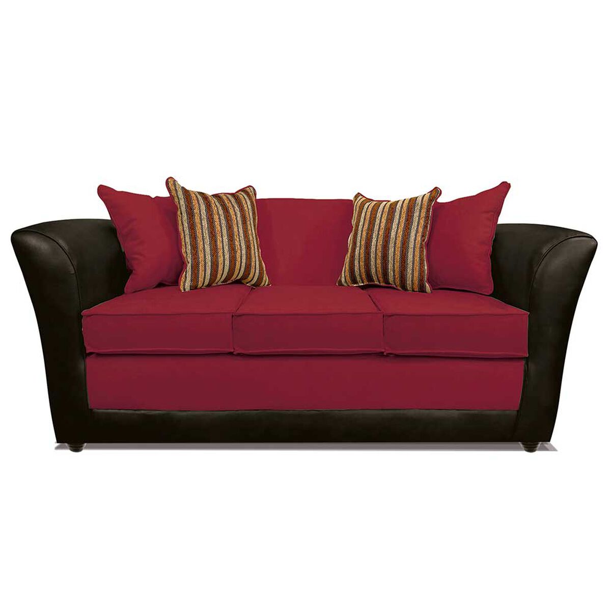 Sof&aacute; Elegant Detail Minesota 3 Cuerpos Rojo