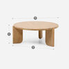 Mesa de Centro Rosen Melia Natural