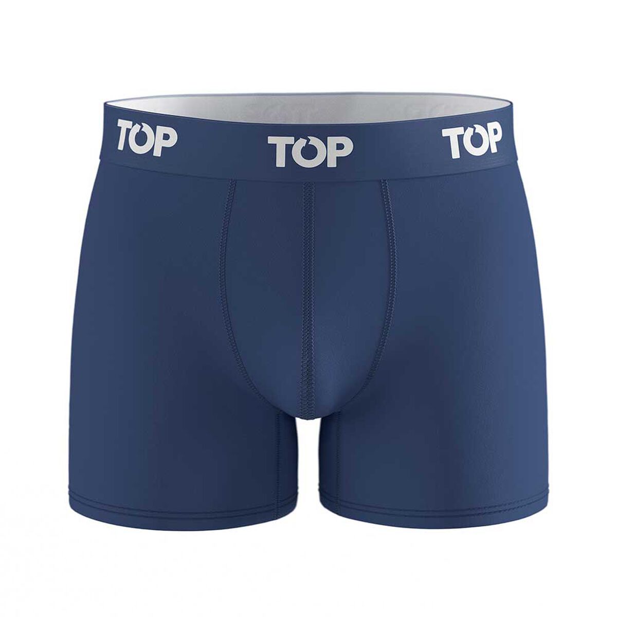 Pack 4 B&oacute;xer Medio Algod&oacute;n Hombre Top