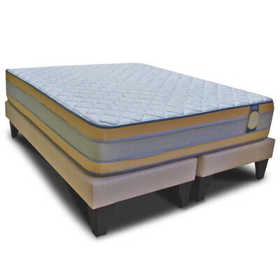 Cama Europea Sleepwell Base Dividida King Titan