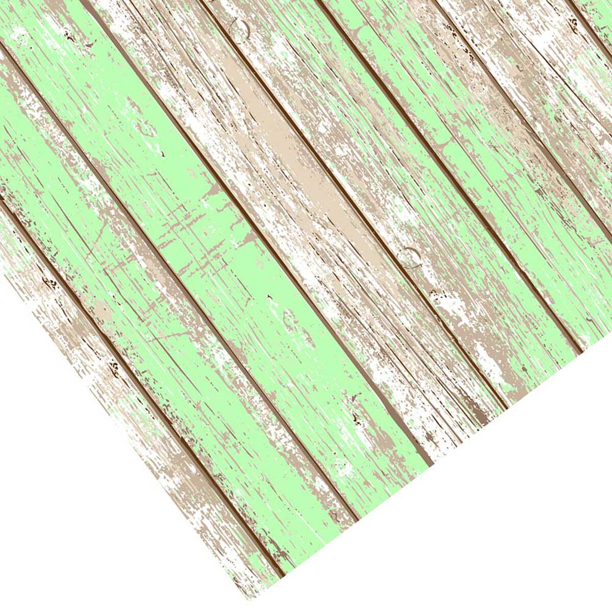 Alfombra Davanti Madera Vintage Verde 140 x220 Madera Vintage Verde