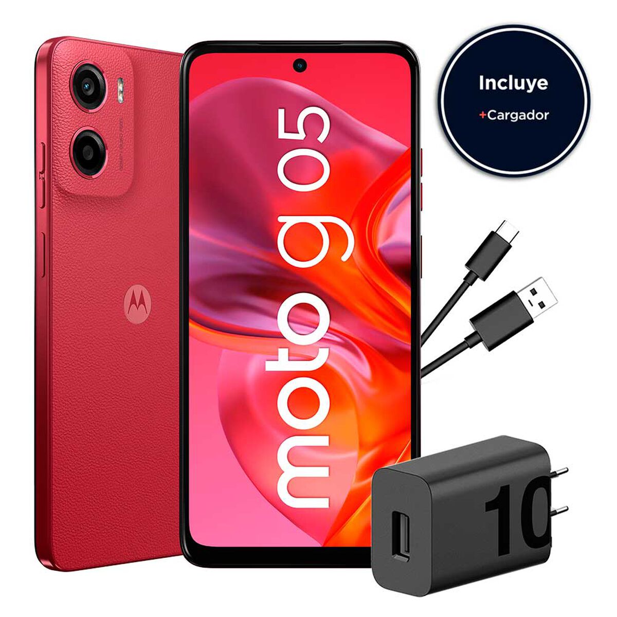 Celular Motorola Moto G05 64GB 6,67" Rojo Liberado