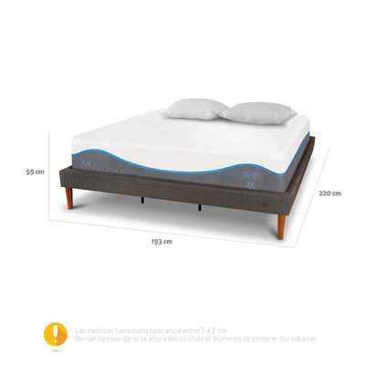 Imagen 2 del producto Cama Europea CIC King Alaska + Almohadas