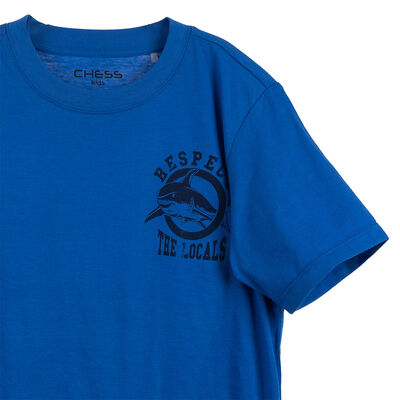 Imagen 2 del producto Polera Manga Corta Niño Chess Azul, Calipso, Grafito, Rojo