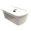 Canasta Organizadora con Tapa Soprano Gris Hielo 5 lts