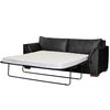 Sofá Cama Latam Home Milan 3 Cuerpos Negro