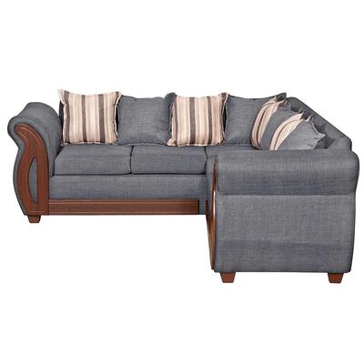 Imagen 2 del producto Sofá Seccional Ruzam Mobel Isidora 5 Cuerpos Lino Gris