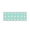 Set 2 Alfombra Davanti Arabe turquesa 45 x120 Arabe turquesa