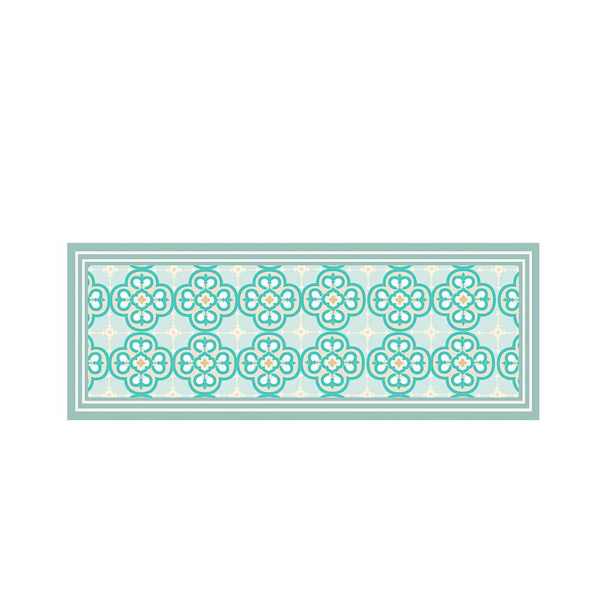 Set 2 Alfombra Davanti Arabe turquesa 45 x120 Arabe turquesa