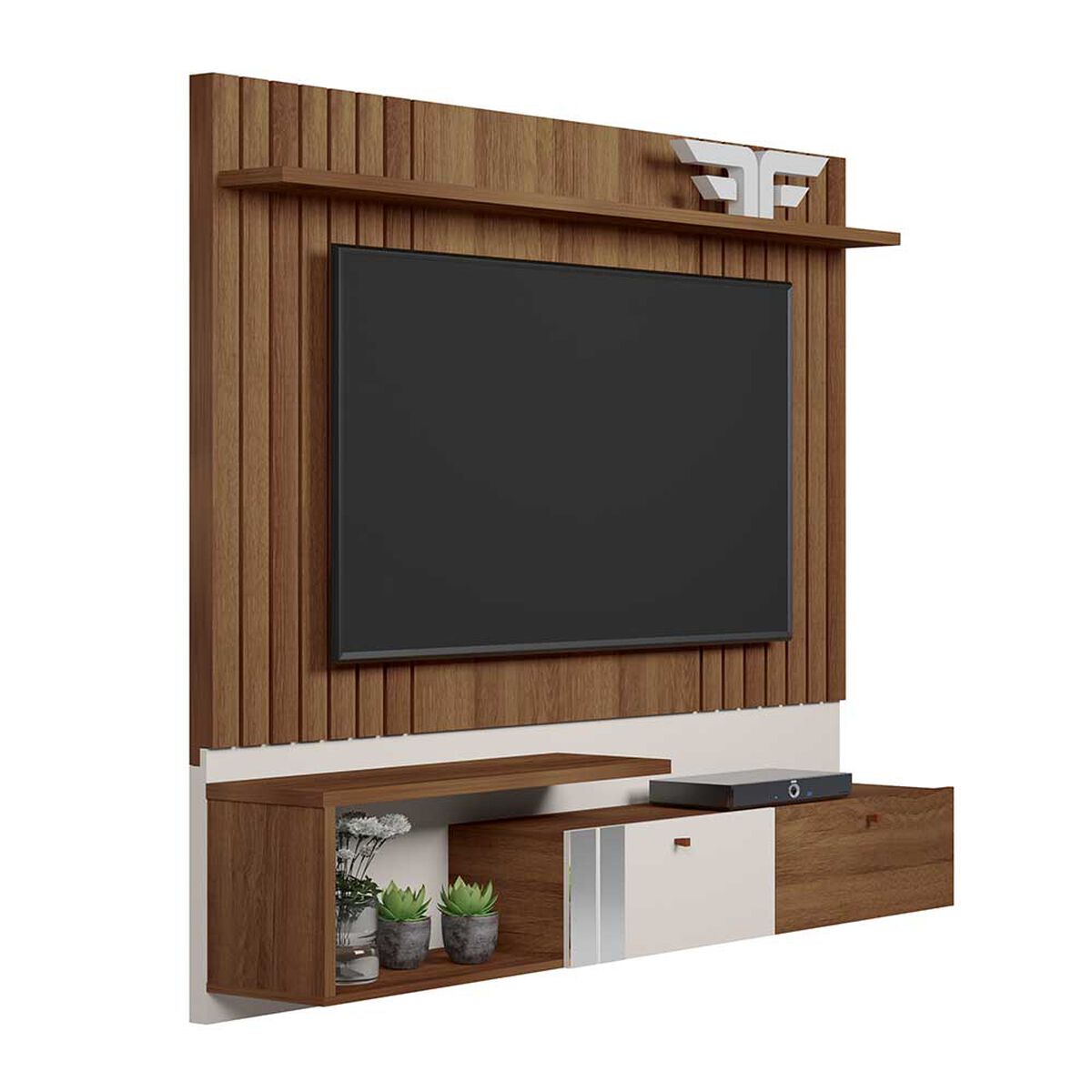 Centro de Entretención Exit Orion Matte Beige Hasta 65"