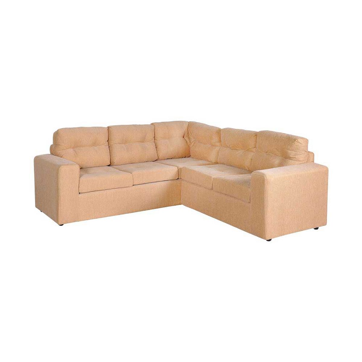 Sof&aacute; Seccional Modular Kea Liverpool 5 Cuerpos Tela Oro