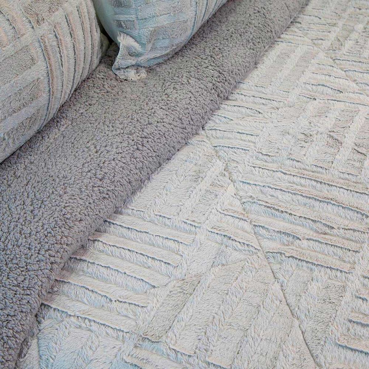 Cubrecama Doral 2 Plazas Gris Senses