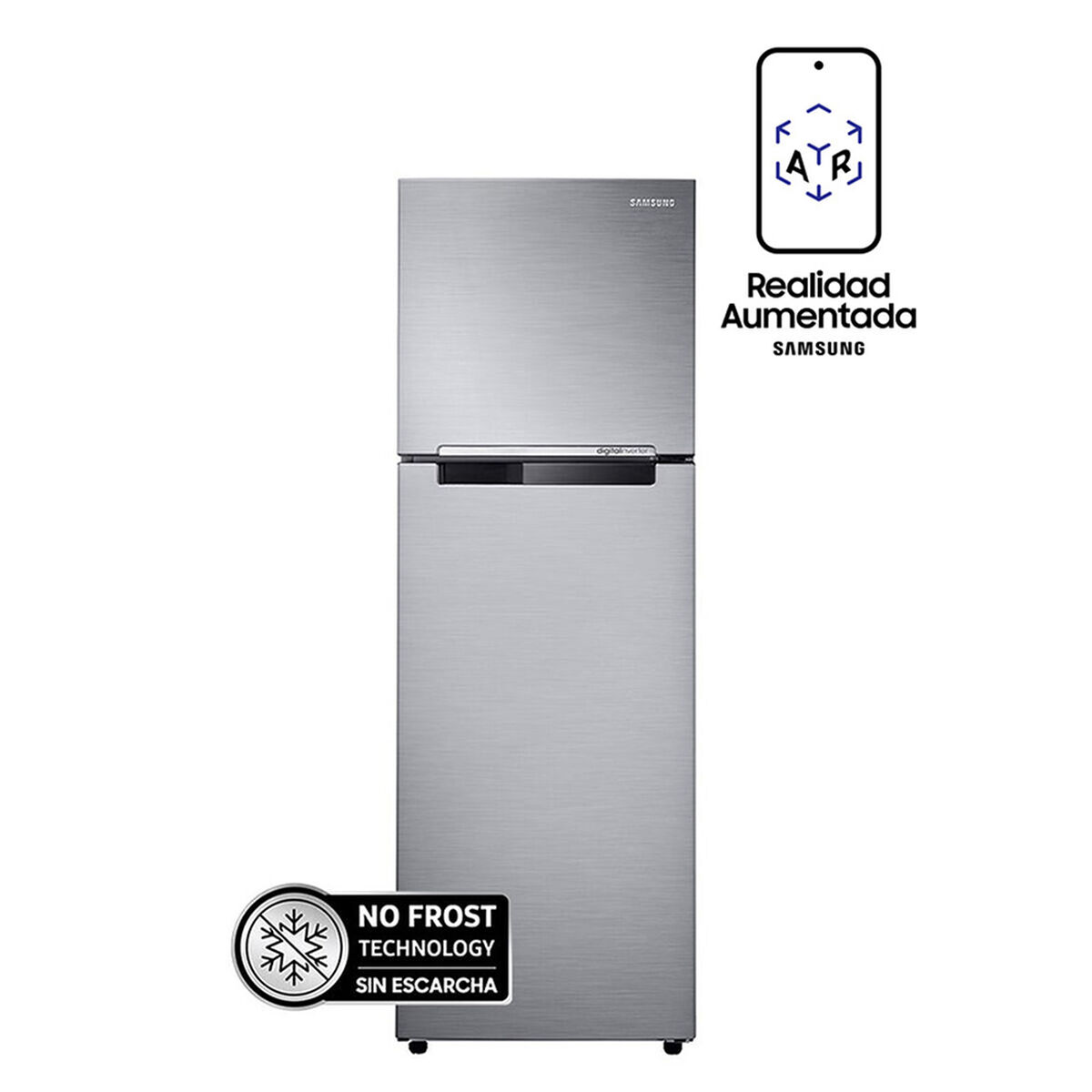 Refrigerador No Frost Samsung RT25FARADS8/ZS 255 lts.