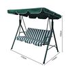Sillón Columpio para Terraza Casanova 3 Cuerpos Verde Blanco