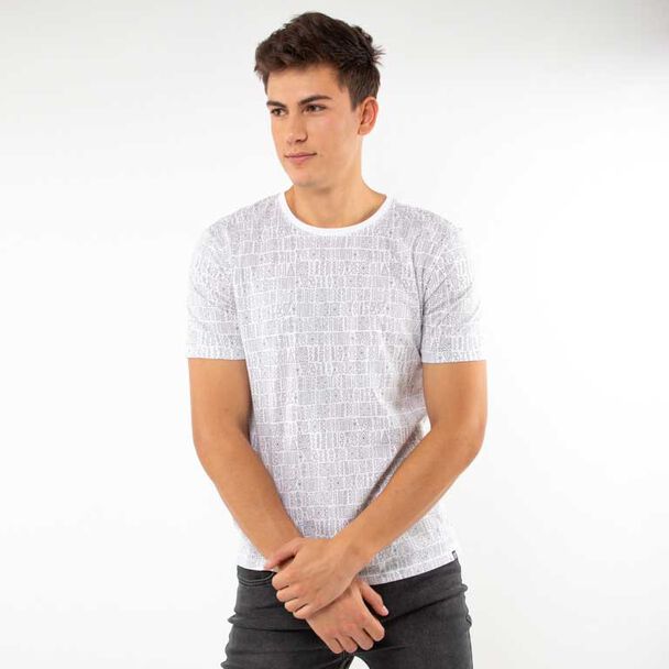 Polera Algodón Manga Corta Hombre Fiorucci