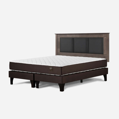 Imagen 2 del producto Combo Cama Europea Rosen King New Ergo T BD + Respaldo Rachel
