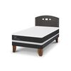 Cama Europea CIC Base Normal 1,5 Plazas Ortopedic + Respaldo Gales