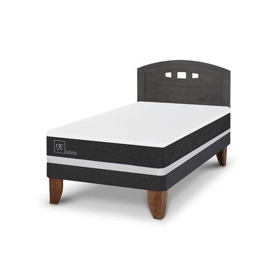 Imagen 2 del producto Cama Europea CIC Base Normal 1,5 Plazas Ortopedic + Respaldo Gales