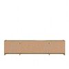 Panel TV Decocasa Oslo Hasta 75" Castaño Off White