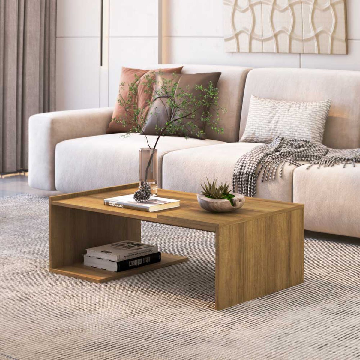 Mesa de Centro Exit Torino Nogal