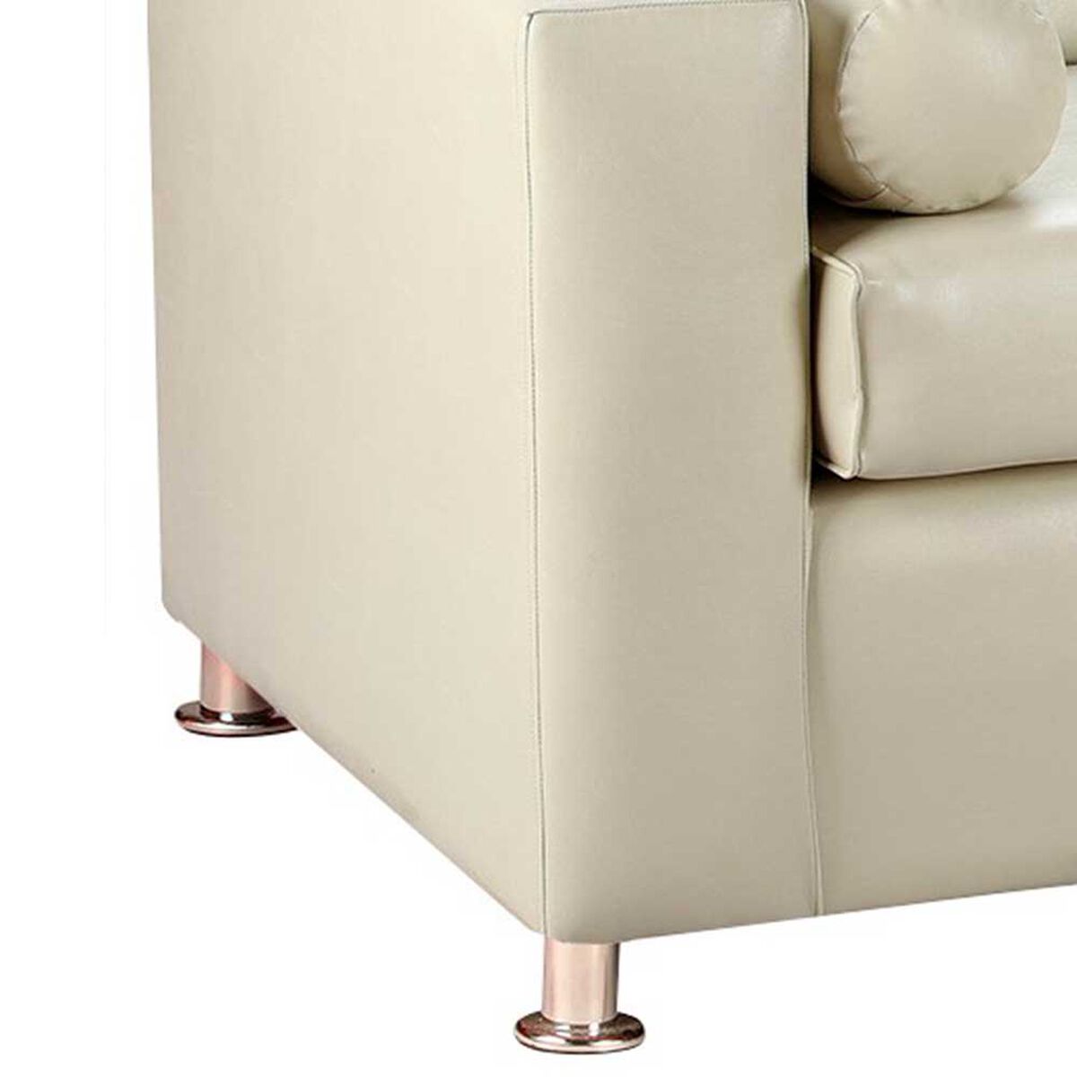 Sof&aacute; Bodevir Vivo PU 12 3 Cuerpos Beige&nbsp;