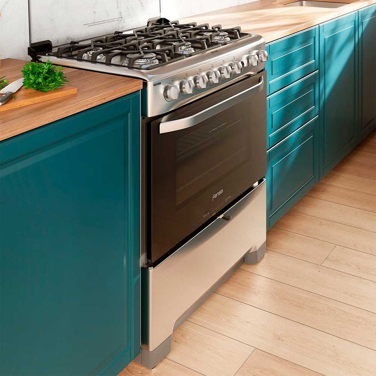 Cocina a Gas Fensa F 5300 T 6 Quemadores