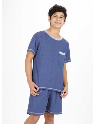 Imagen 1 del producto Pijama de Algodón Niño Kayser Azul, Gris