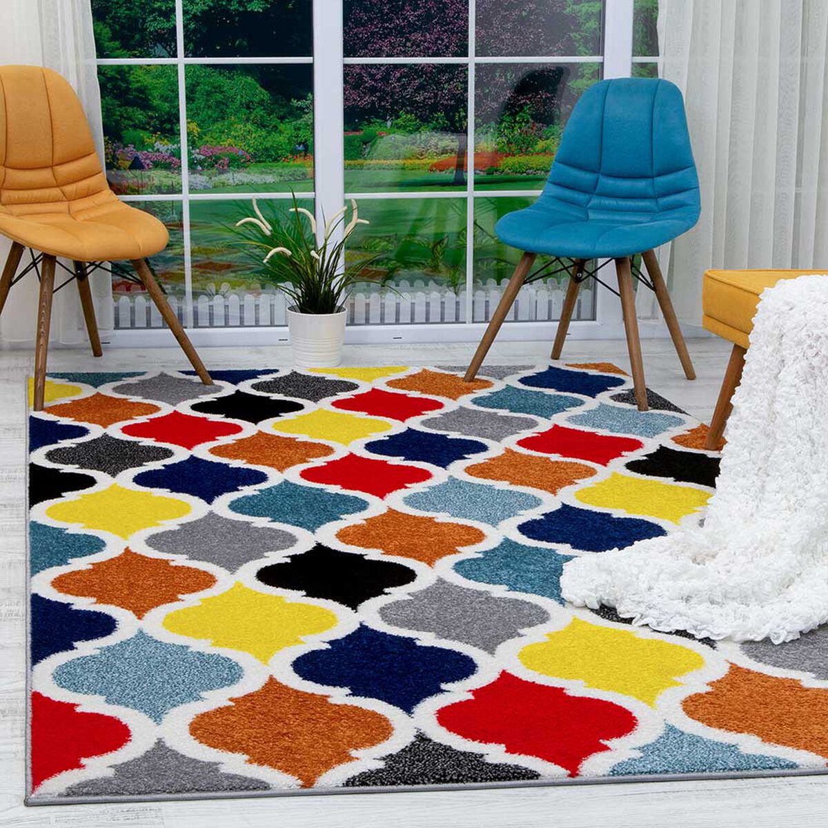 Alfombra  Modalfo Florida Multicolor 300 x 400 cm